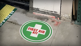 First Aid Floor Signs