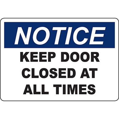 close door sign