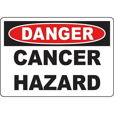 DANGER Cancer Hazard Sign | Graphic Products