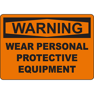 Protective Equipment Must Be Worn In This Area Sign, SKU: S-2898 Protective Equipment Must Be Worn In This Area Sign, SKU: S-2898