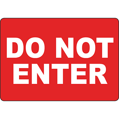 do not enter symbol transparent background