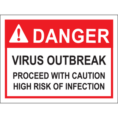 Danger Virus Outbreak Poster | Graphic Products - DuraLabel