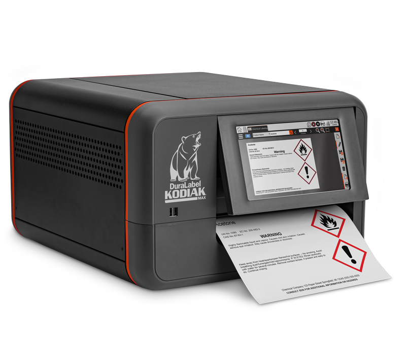 Kodiak Max Printer | Industrial Label Printer | DuraLabel