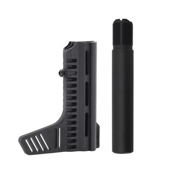 Skeletonized Pistol Brace (PS-ST27) + AR15 Receiver Extension Pistol Buffer Tube (PS-BTP-NF)