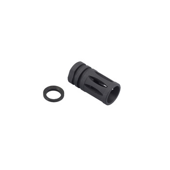 JE Machine Tech A2 Birdcage Flash Hider(5.56/.223) with Crush Washer