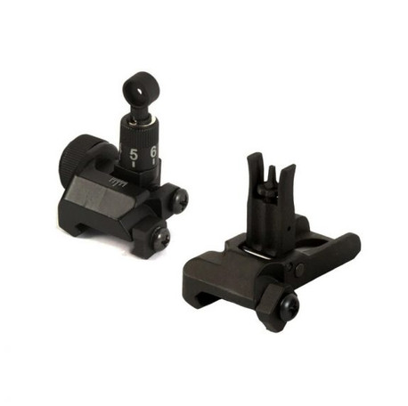 JE MACHINE TECH Flip-Up A2 Iron Tactical Gun Sights