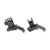 AR15 45 Degree Offset Flip-Up Gun Sights