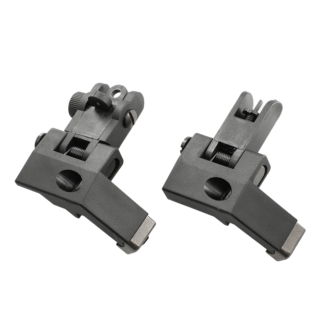 JE Machine Tech AR15 45 Degree Offset Flip-Up Gun Sights