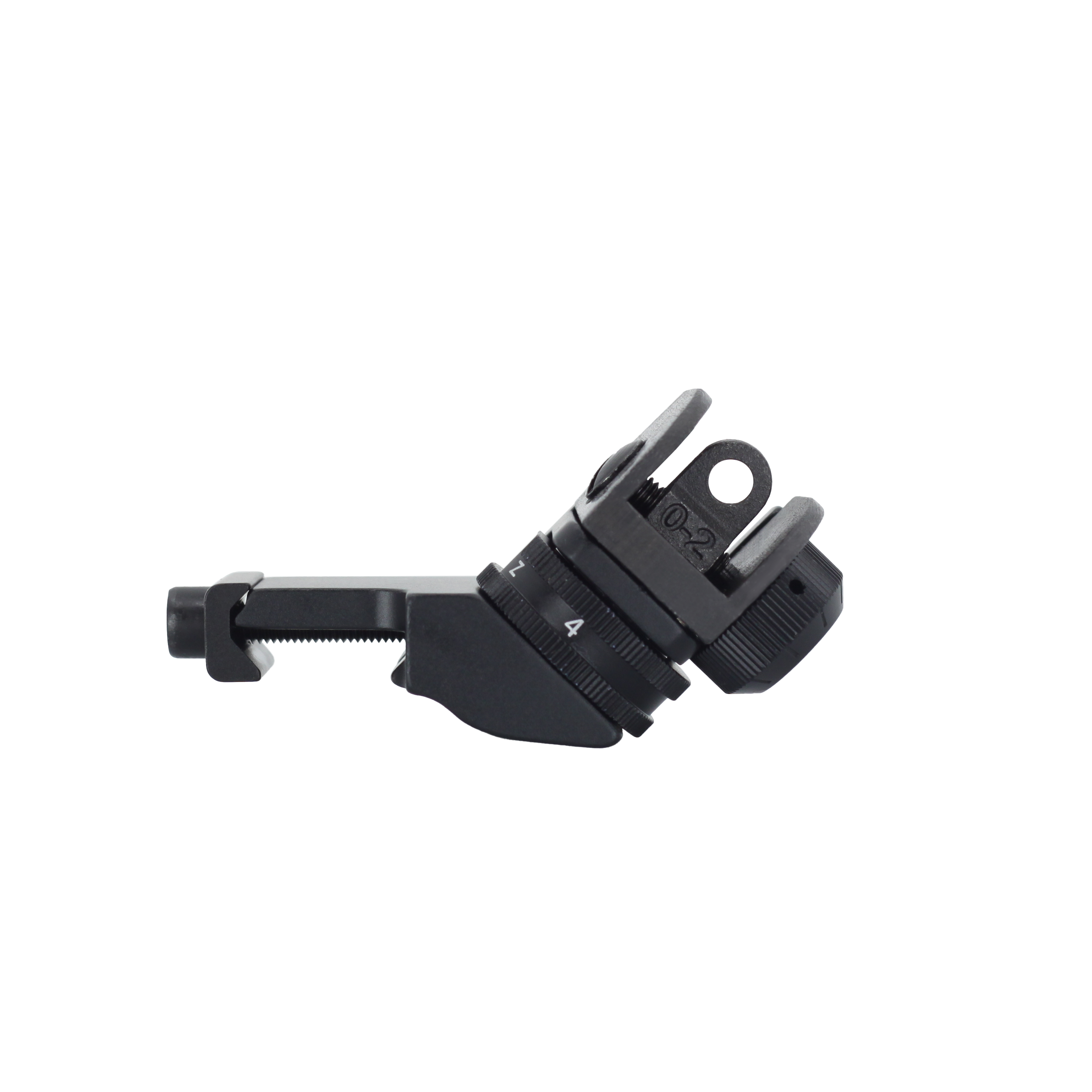 JE Machine Tech 45 Degree Fixed Offset Gun Sights Aluminum– Front
