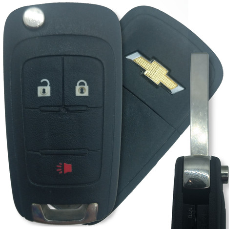 New OEM Chevrolet Spark , Sonic , Equinox , Trax , Orlando 20835406 , 13501917 , 5913596 , 5913598 OHT01060512 5461A-01060512 Key - Flip / Remote