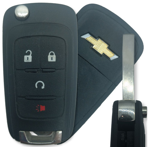 New OEM Chevrolet Sonic 13579216 , 13575177 KR55WK50073 7812D-5WK50073 Key - Flip / Remote