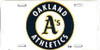 Oakland Athletics MLB License Plate