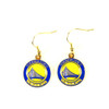 Golden State Warriors NBA Sophie Style Dangle Earrings