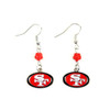 San Francisco 49ers NFL Sophie Style Dangle Earrings