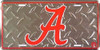 Alabama Crimson Tide NCAA "Diamond" License Plate