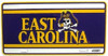 East Carolina Pirates NCAA Team Color License Plate