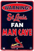St. Louis Cardinals MLB Fan Man Cave Parking Sign