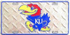 Kansas Jayhawks NCAA "Diamond" License Plate