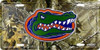 Florida Gators NCAA Camo License Plate