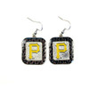 Pittsburgh Pirates MLB Polka Dot Style Dangle Earrings