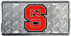 NC State Wolfpack NCAA "Diamond" License Plate