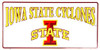 Iowa State Cyclones NCAA License Plate