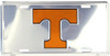 Tennessee Volunteers NCAA Silver Mirror License Plate