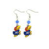 Kansas Jayhawks NCAA Sophie Style Dangle Earrings