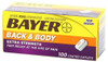 Bayer Back & Body Extra Strength Coated Caplets 100 Count