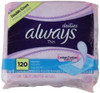 Always Thin Daily Liners Edge to Edge Adhesive 120 Count