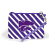 Kansas State Wildcats NCAA Striped Wristlet
