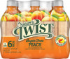 Nature's Twist Sugar Free Peach 16 oz 6 Bottle Pack