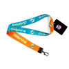 Miami Dolphins NFL Ombre Lanyard