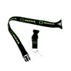 Oregon Ducks NCAA Black Neon Lanyard