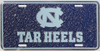 North Carolina Tar Heels NCAA Mosaic License Plate