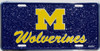 Michigan Wolverines NCAA Mosaic License Plate