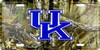 Kentucky Wildcats NCAA Camo License Plate