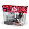Nebraska Cornhuskers NCAA Clear Travel Pouch