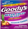 Goody's Fast Pain Relief Mixed Fruit Blast Formula