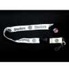 Pittsburgh Steelers NFL White Glacier Lanyard