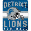 Detroit Lions NFL Northwest Team Stripe Fleece Throw
