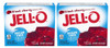 Jell-O Black Cherry Sugar Free Instant Jello Gelatin Mix 2 Pack