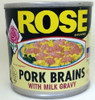 Rose Pork Brains in Milk Gravy