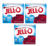 Jell-O Black Cherry Sugar Free Instant Jello Gelatin Mix 3 Pack
