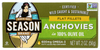 Season Brand Anchovies Flat Fillets in Olive Oil