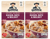 Quaker Instant Oatmeal Hot Cereal Raisin, Date & Walnut 2 Pack