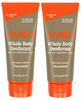 Mando Whole Body Deodorant Invisible Cream Unscented 2 Pack