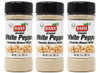 Badia Ground White Pepper Seasoning 3 Pack