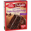 Betty Crocker Super Moist Triple Chocolate Fudge Cake Mix 3 Pack