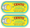 Cento Anchovies Flat Fillets in Olive Oil 2 Pack